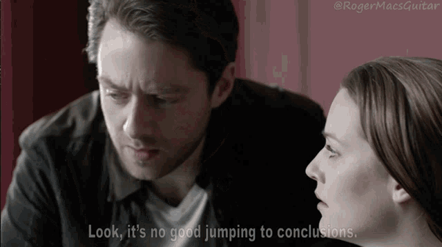 Richard Rankin Dont Jump To Conclusions GIF - Richard Rankin Dont Jump To Conclusions We Dont Know Anything GIFs