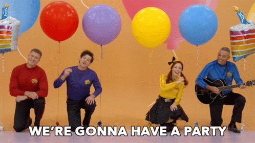 Were Gonna Have A Party Excited GIF - Were Gonna Have A Party Excited Singing GIFs