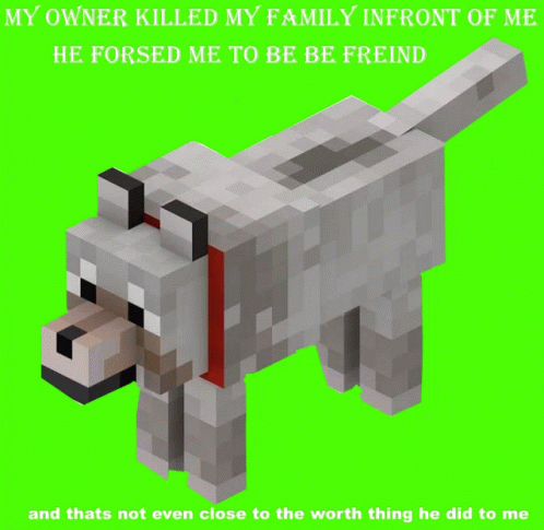 Mincraft What My Owner Did To Me GIF - Mincraft What My Owner Did To Me GIFs