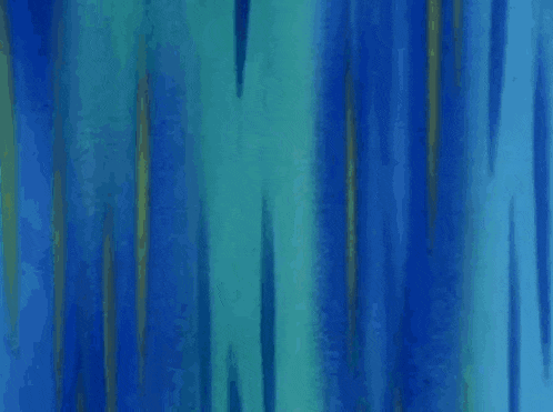 a cartoon drawing of a person 's face with a blue background