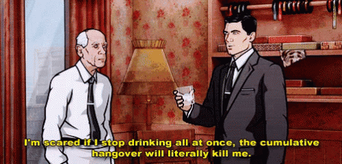 Archer Sterling Archer GIF - Archer Sterling Archer Stop Drinking GIFs