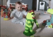 Baby Excited GIF - Baby Excited Push GIFs