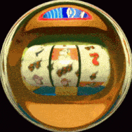 a close up of a slot machine with a number 2 on it