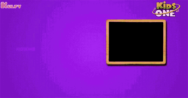 a cartoon of a man with a beard and a kids one chalkboard