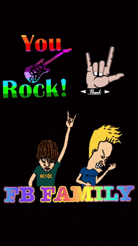 a cartoon of beavis and butthead says you rock