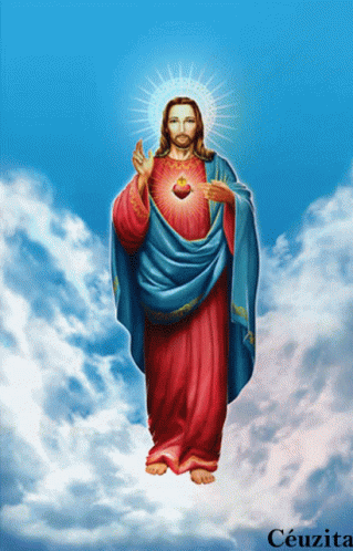 God Bless You Jesus Christ GIF - God Bless You Jesus Christ Sacred Heart Of Jesus GIFs