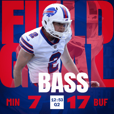 a buffalo bills football player in a white jersey with the number 9 on it