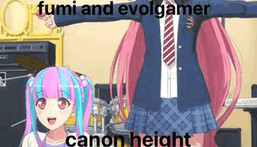 Fumi Evilgamer Canon Height GIF - Fumi Evilgamer Evilgamer Fumi GIFs