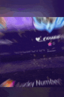 a screenshot of a video game with the lucky number being 5