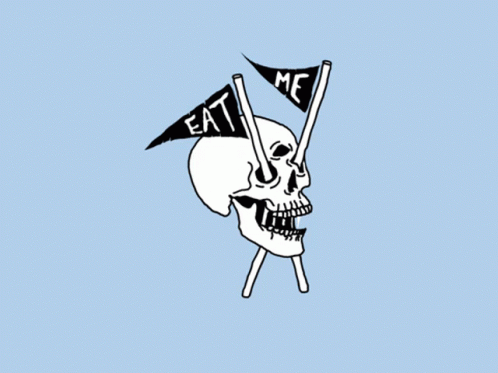Skull Eat Me GIF - Skull Eat Me Vamk GIFs