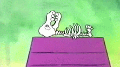 Snoopy Bones GIF - Snoopy Bones Skeleton GIFs