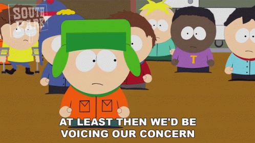At Least Then Wed Be Voicing Our Concern Kyle Broflovski GIF - At Least Then Wed Be Voicing Our Concern Kyle Broflovski Tolkien GIFs