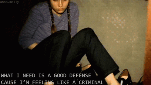 Good Defense Feeling Like A Criminal GIF - Good Defense Feeling Like A Criminal Fiona Apple GIFs
