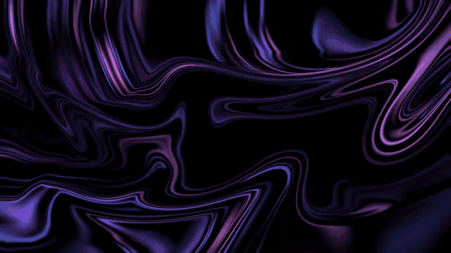 a black background with purple and blue waves on it