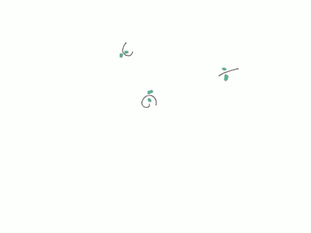 a drawing of a row of flowers with red flowers and green leaves