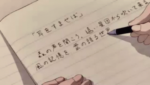 Anime Writing GIF - Anime Writing GIFs