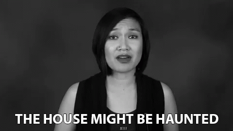 The House Might Be Haunted It Could Be Haunted GIF - The House Might Be Haunted It Could Be Haunted Maybe GIFs