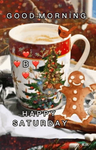 Goodmorning Happysaturday GIF - Goodmorning Happysaturday Holidaycoffee GIFs