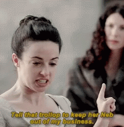 Mind Y Our Own Business Jenny Murray GIF - Mind Y Our Own Business Jenny Murray Outlander GIFs