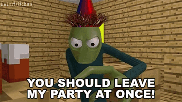 You Should Leave My Party Get Out GIF - You Should Leave My Party Get Out Mad GIFs