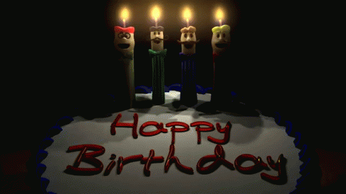 Birthday Candle Serenade GIF - Happy Birthday Barbershop Quartet Candles GIFs