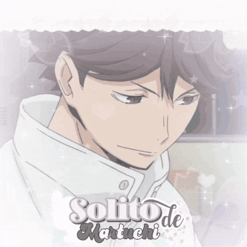 a picture of a boy with the words solito de martuchi written on it