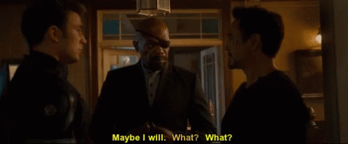 Maybe I Will What GIF - Maybe I Will What Nick Fury GIFs