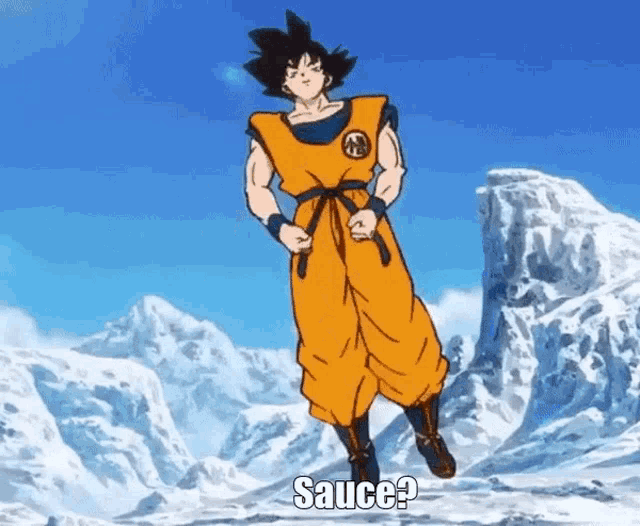 Sauce Goku GIF