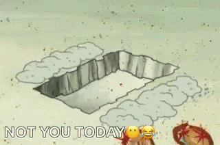 Not You Today Nope GIF - Not You Today Nope Buried Under Sand GIFs