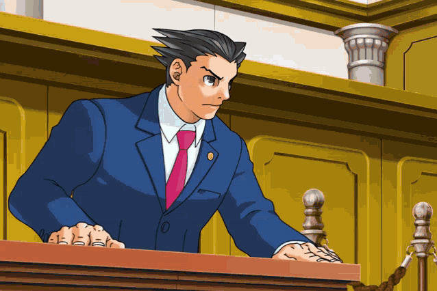 Ace Attorney Phoenix Wright GIF - Ace Attorney Phoenix Wright Almost Christmas Means It Wasnt Christmas GIFs