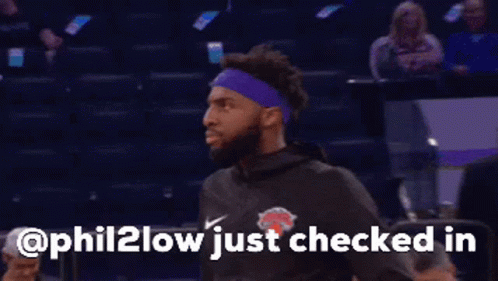 Mitchell Robinson Just Checked In GIF - Mitchell Robinson Just Checked In Phil2low GIFs