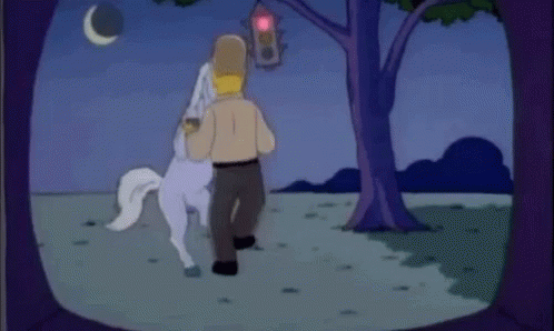 The Simpsons Twinpeaks GIF - The Simpsons Twinpeaks Horse GIFs