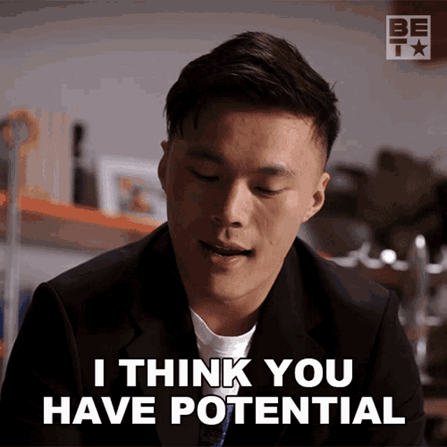 I Think You Have Potential Drew GIF - I Think You Have Potential Drew Twenties GIFs