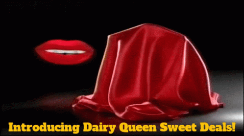 Dairy Queen Dq Lips GIF - Dairy Queen Dq Lips Introducing Dairy Queen Sweet Deals GIFs