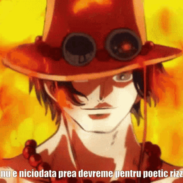 a cartoon character wearing a hat and goggles with the words nu e niciodata prea devreme pentru poetic rizz
