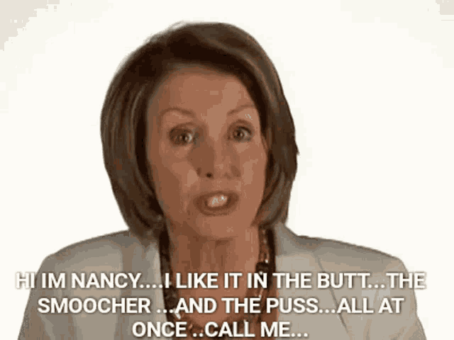 Nancy Pelosi Butt GIF - Nancy Pelosi Butt Hooker GIFs