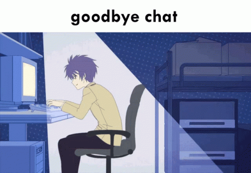 Goodbye Chat GIF - Goodbye Chat Takumi GIFs