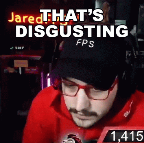 Thats Disgusting Jaredfps GIF - Thats Disgusting Jaredfps Thats Gross GIFs
