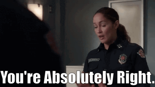 Station 19 Andy Herrera GIF - Station 19 Andy Herrera Youre Absolutely Right GIFs