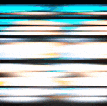 a blue and white striped background that looks like a painting