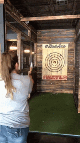 Bad Axe Throwing Weezy With An Axe GIF