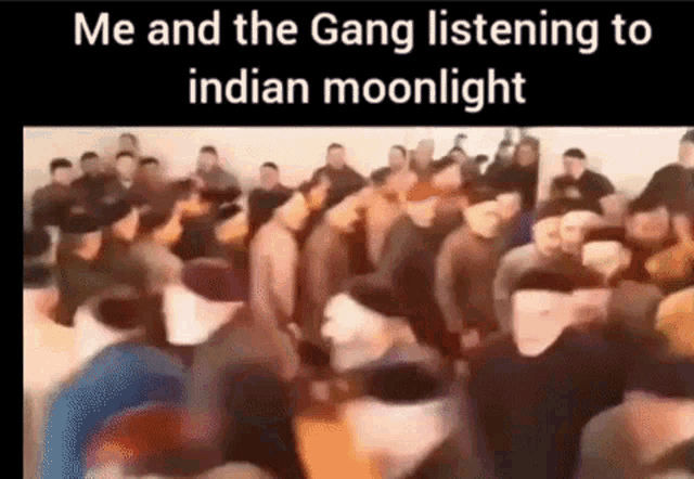 Me And The Gang Listening To Indian Moonlight GIF - Me And The Gang Listening To Indian Moonlight GIFs