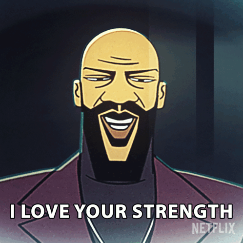 I Love Your Strength The Commander GIF - I Love Your Strength The Commander Agent Elvis GIFs