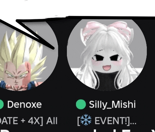 a picture of a girl with a bow on her head is next to a picture of a man with a beard