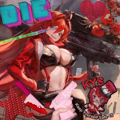 a picture of a girl holding a gun with the words keep yourself safe