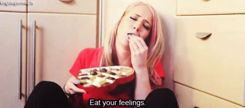 Jenna Marbles GIF - Emotions Eat Your Feelings GIFs