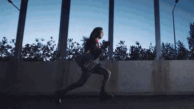 Running Jisoo GIF