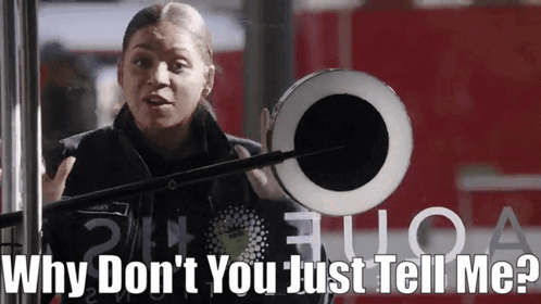 Station 19 Vic Hughes GIF - Station 19 Vic Hughes Why Dont You Just Tell Me GIFs