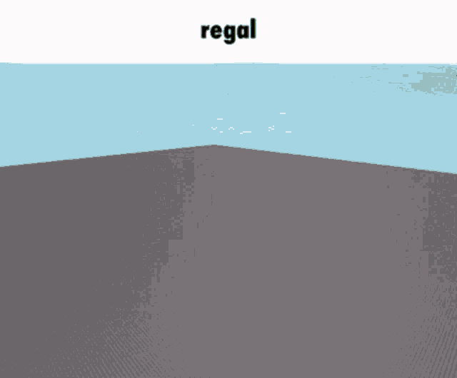 a screenshot of a video game with the word regal at the top