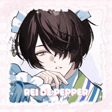 a picture of a boy with the name rei de pepper